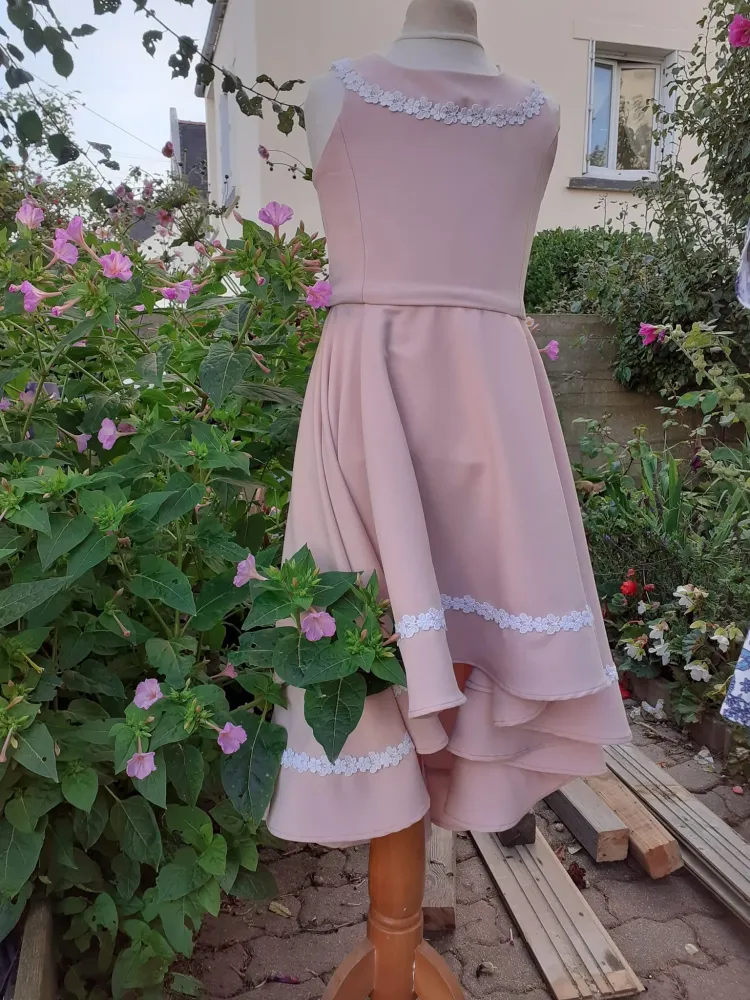petite robe d'ete rose (4)